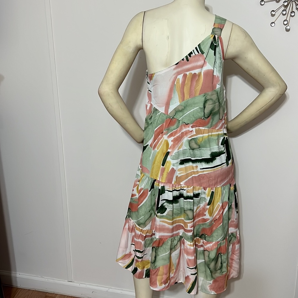 Entro Ruffle, One Shoulder Dress - Picture 3 of 9